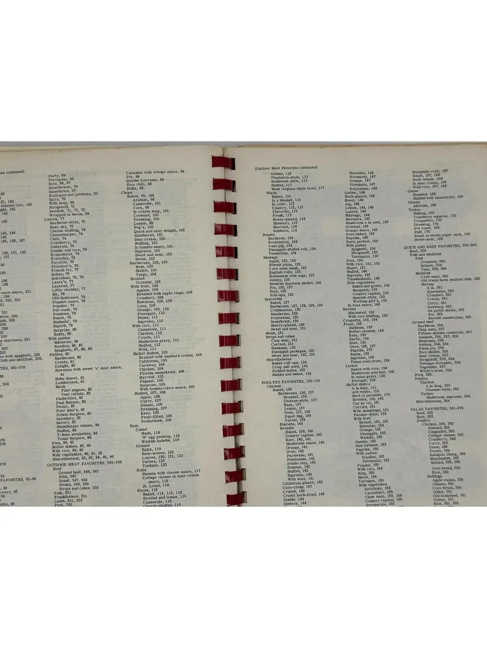 Vintage 60s Home Economics Teacher Favorites Cookbook, Our Favorite Meats, 2000